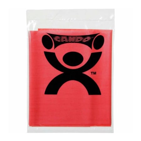 Fabrication Enterprises CanDo Latex Free Pre-Cut Exercise Band, Red, 48"L Strips, 1/PK 1352403